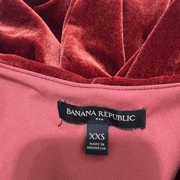 Banana Republic one shoulder Velvet Asymmetrical wide leg Jumpsuit size XXS - Picture 6 of 13